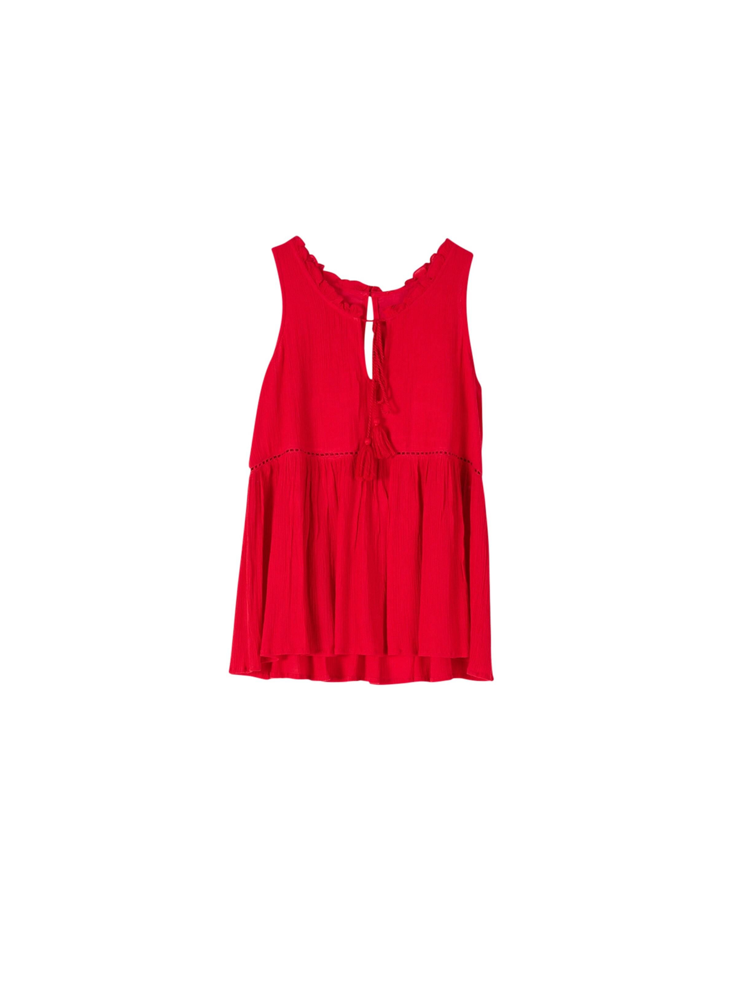 Top 'TAYA' di Camomilla Italia in rosso: frontale