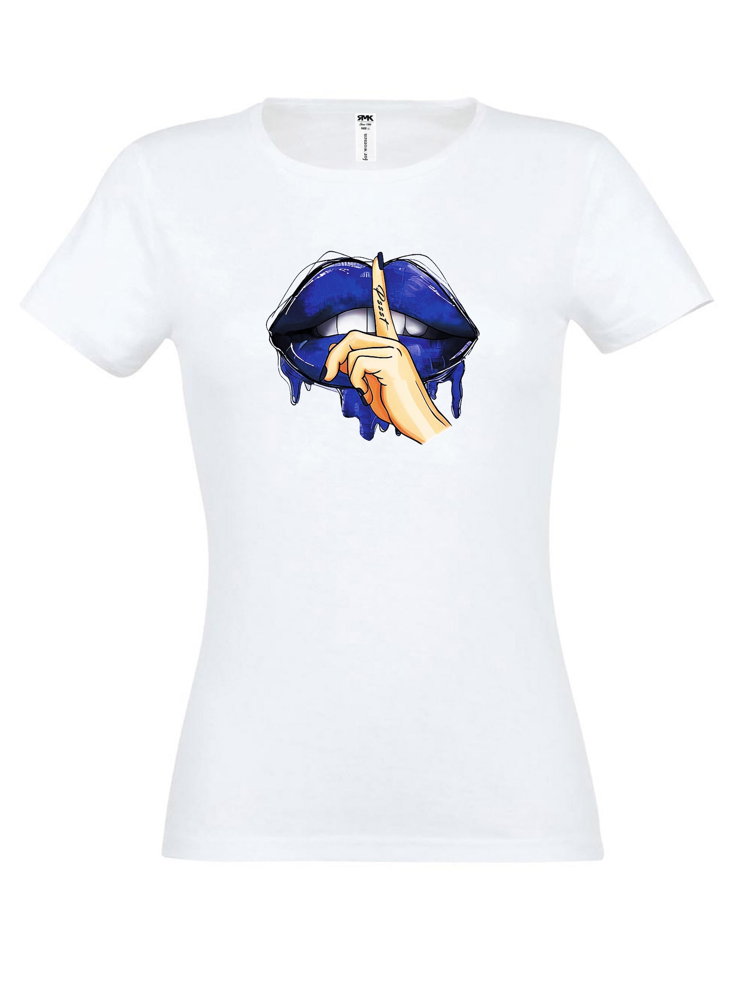 RMK Shirt 'Be quit' in White: front