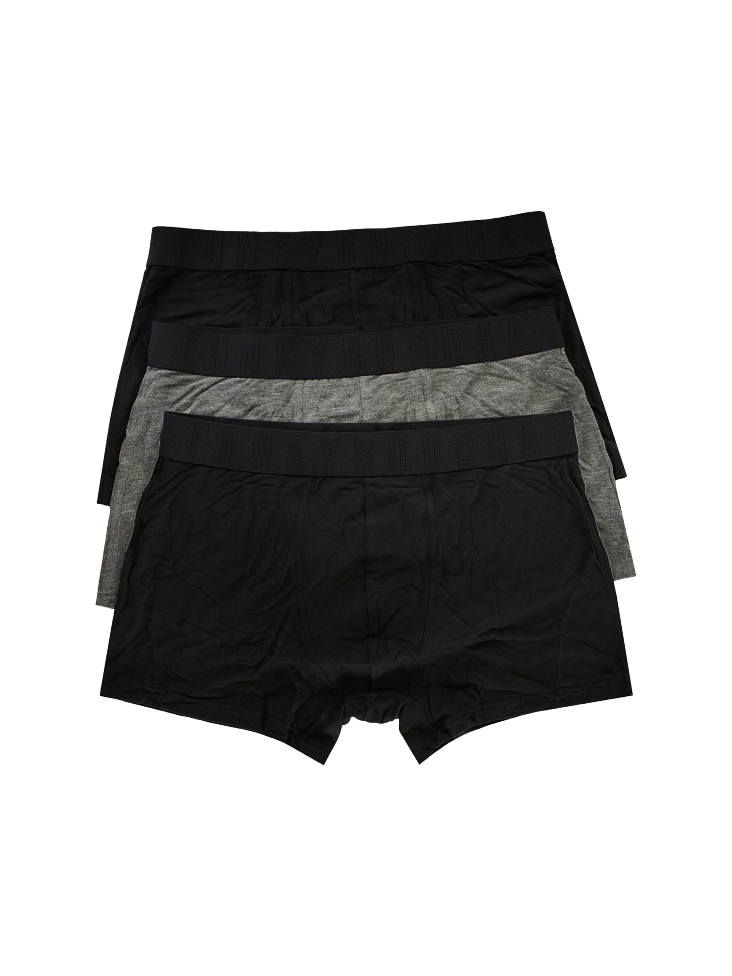 Funky Buddha Μποξεράκι σε γκρι: μπροστά