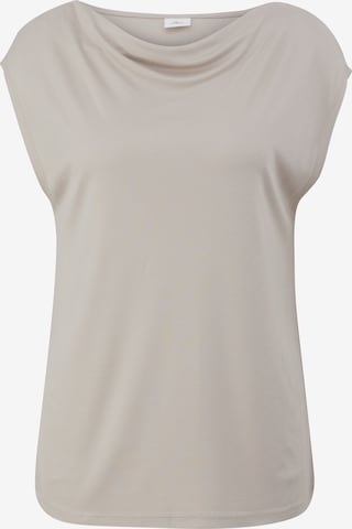 T-shirt s.Oliver BLACK LABEL en beige : devant