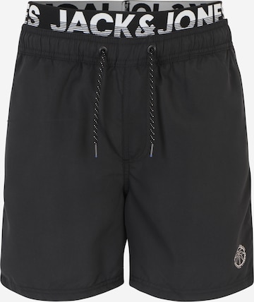 JACK & JONESKupaće hlače 'Crete' - crna boja: prednji dio