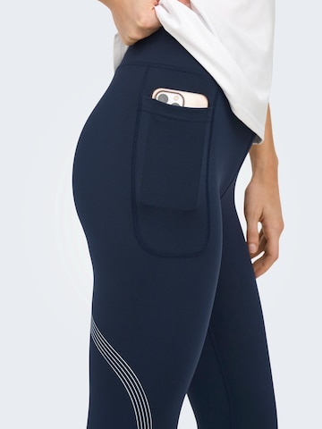 Coupe slim Pantalon de sport 'ONPMila-2-Contra Life' ONLY PLAY en bleu