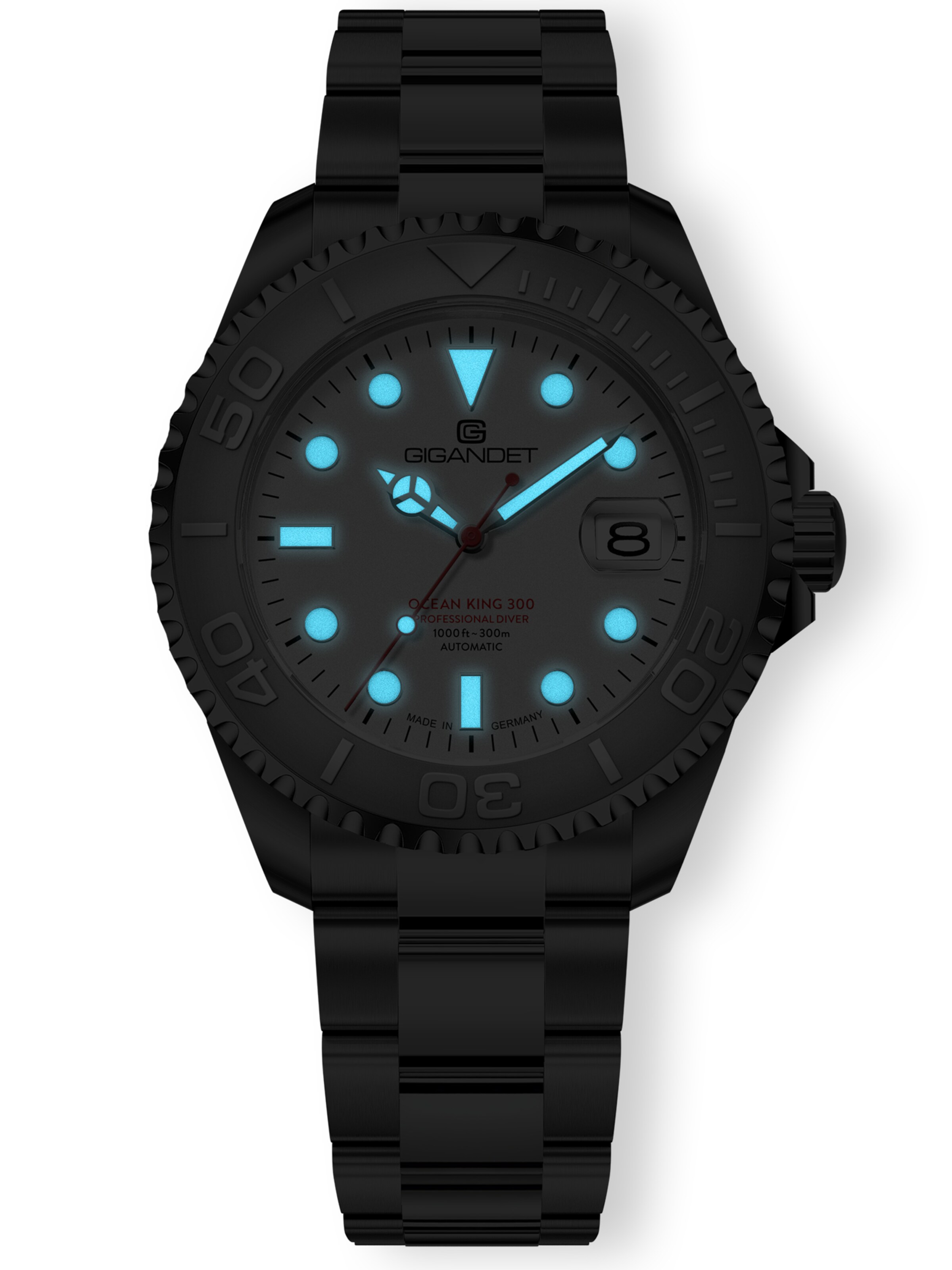 Gigandet Analog Watch 'OCEAN KING' in Silver