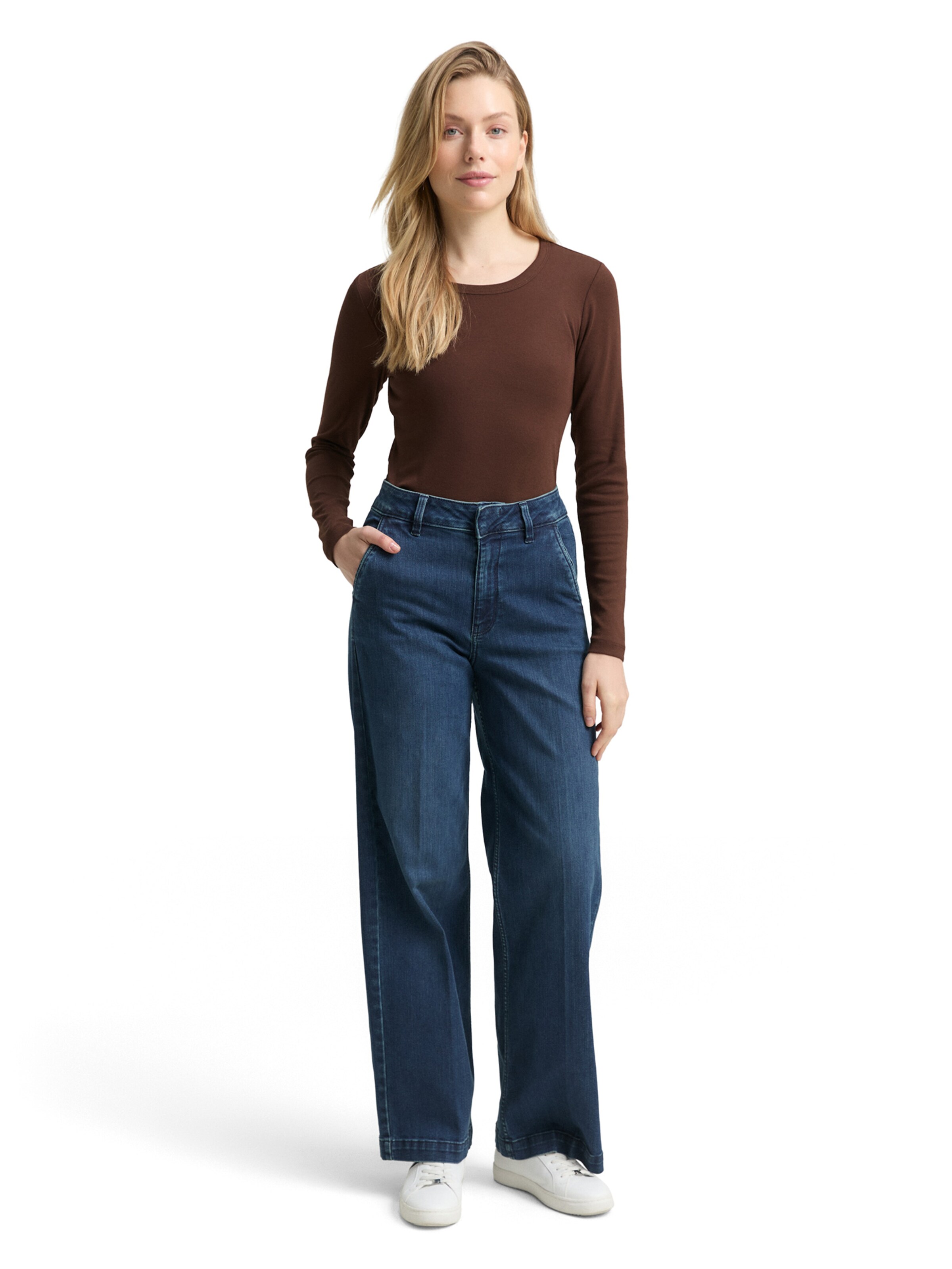 TOM TAILOR - Camiseta en marrón