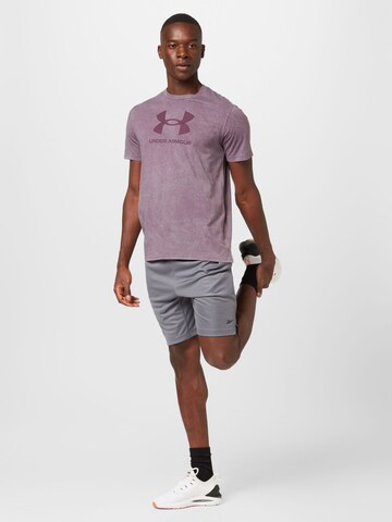 UNDER ARMOUR Performance Shirt in Purple