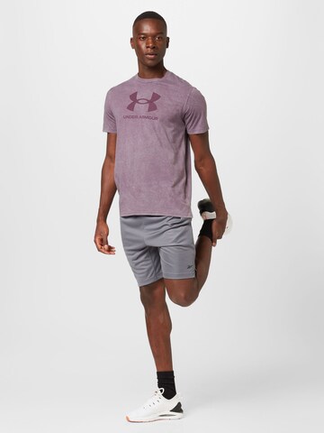 UNDER ARMOUR Functioneel shirt in Lila