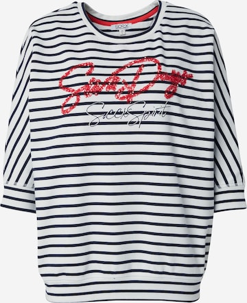 SoccxSweater majica - plava boja: prednji dio