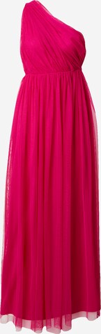 LACE & BEADS Evening dress 'Naiara' in Pink: front