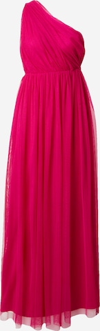 LACE & BEADS Evening Dress 'Naiara' in Pink: front