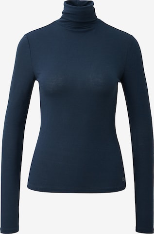 QS Shirt in Blauw: voorkant