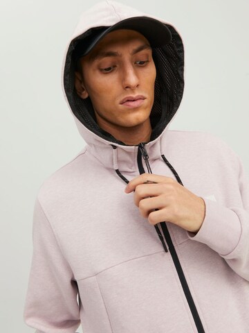 JACK & JONES Sweatjakke i lilla