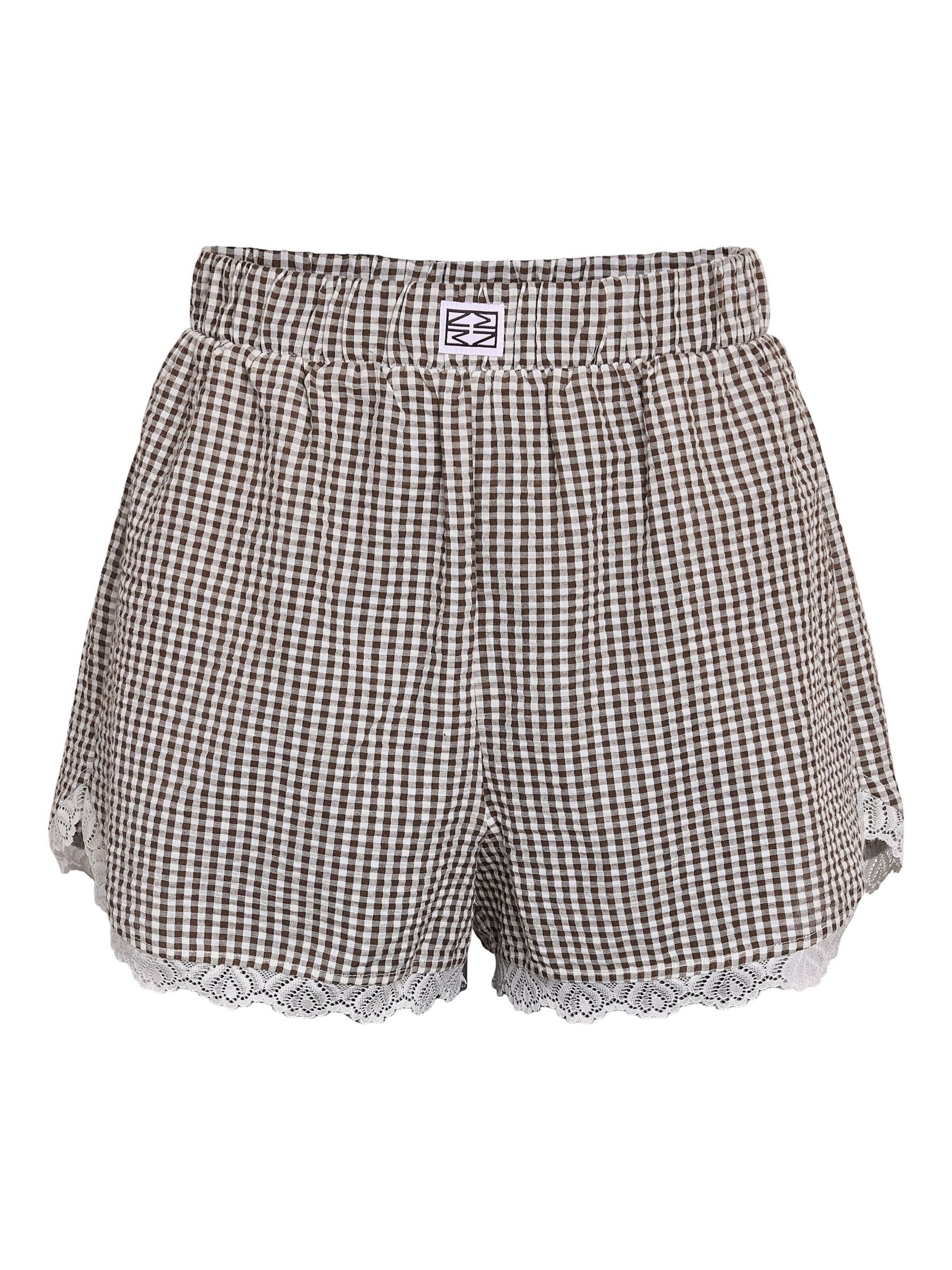 regular Pantaloni 'NMEliza' di Noisy may in marrone: frontale