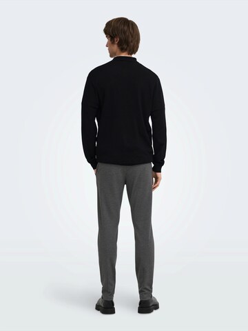 Only & Sons Slimfit Chino hlače 'ONSMark' | siva barva