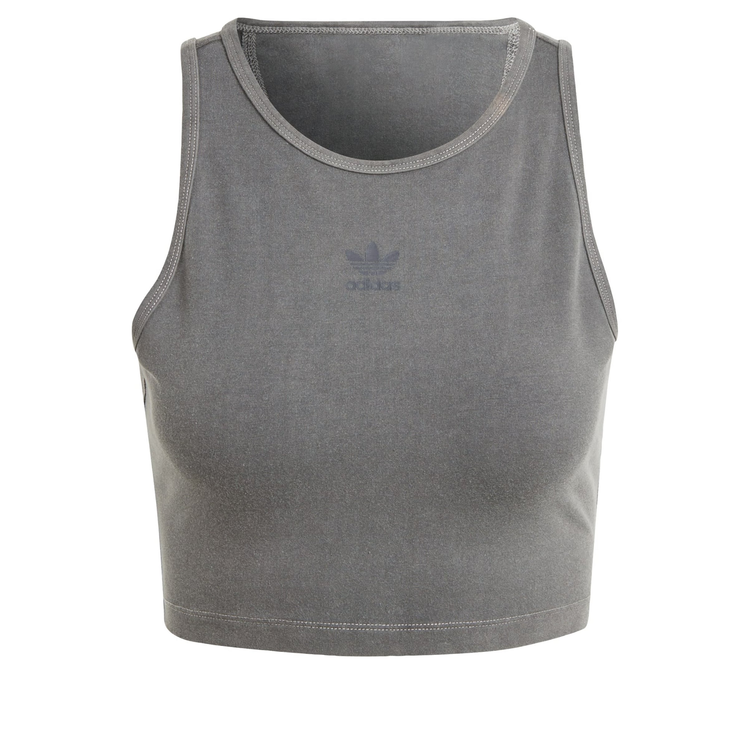 Top 'Essentials+' di ADIDAS ORIGINALS in grigio: frontale