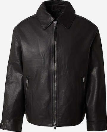 AllSaintsPrijelazna jakna 'GARRISON' - crna boja: prednji dio