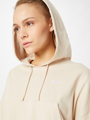 Sweat-shirt 'Swoosh' Nike Sportswear en beige