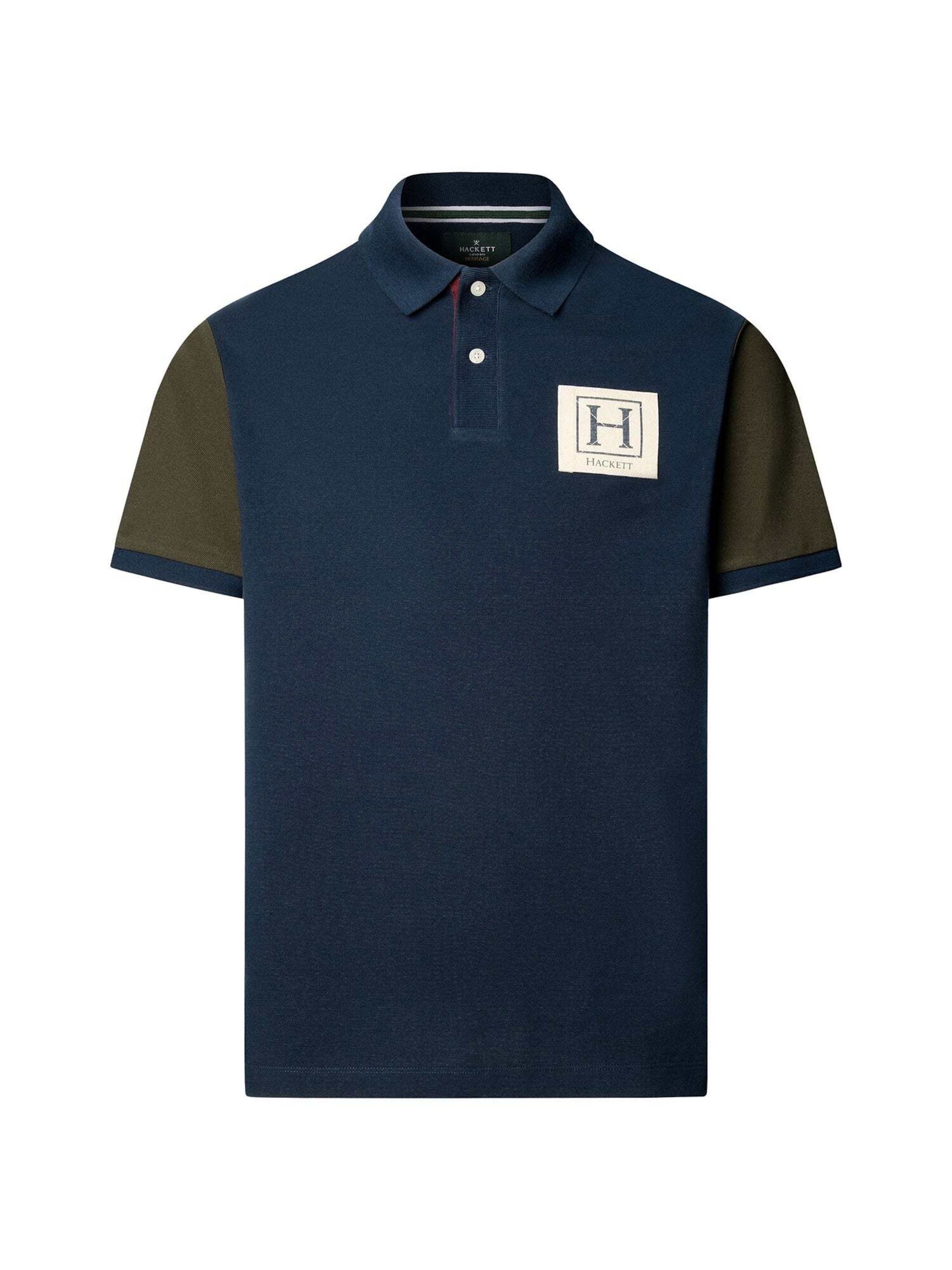 T-Shirt Hackett London en bleu : devant
