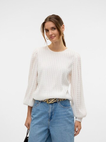 VERO MODA Blus 'VMNomi' i vit: framsida