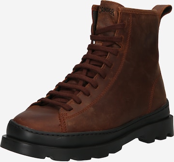 Bottines à lacets CAMPER en marron : devant