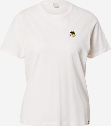 T-shirt 'Quitschi' Iriedaily en blanc : devant