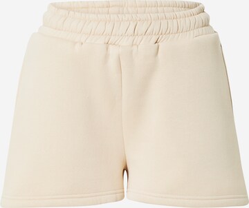 Misspap Regular Broek in Beige: voorkant