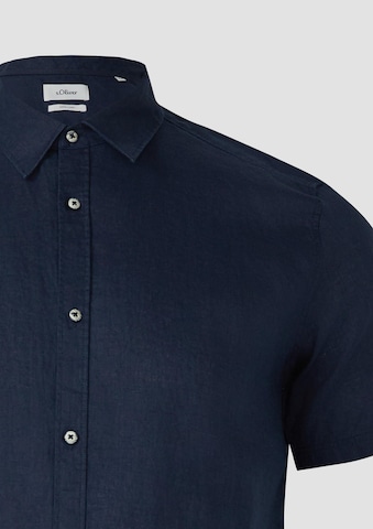 Coupe regular Chemise s.Oliver en bleu