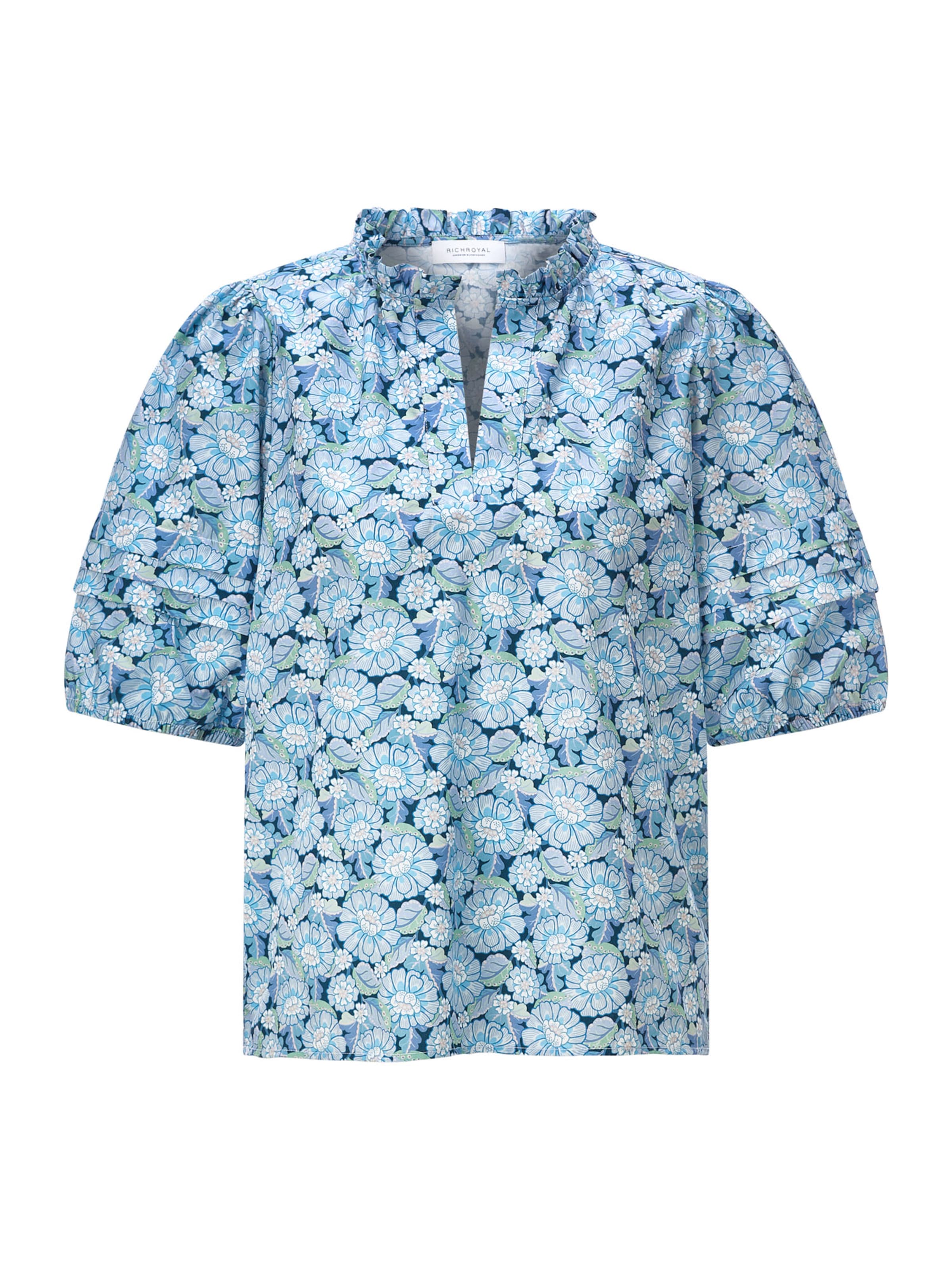 Rich & Royal Bluse in Blau: Vorderseite