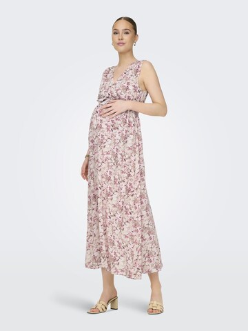 Only Maternity Jurk 'OLMSofie' in Rood: voorkant
