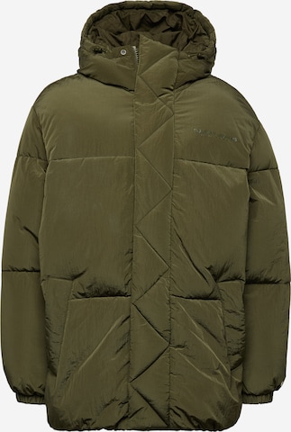 Veste d’hiver Tommy Jeans en vert : devant