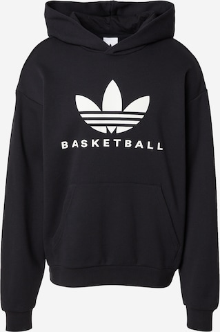 juoda ADIDAS ORIGINALS Megztinis be užsegimo 'OG FOUN.': priekis