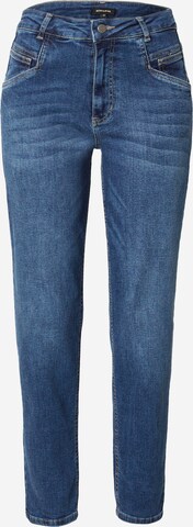 Coupe slim Jean MORE & MORE en bleu : devant