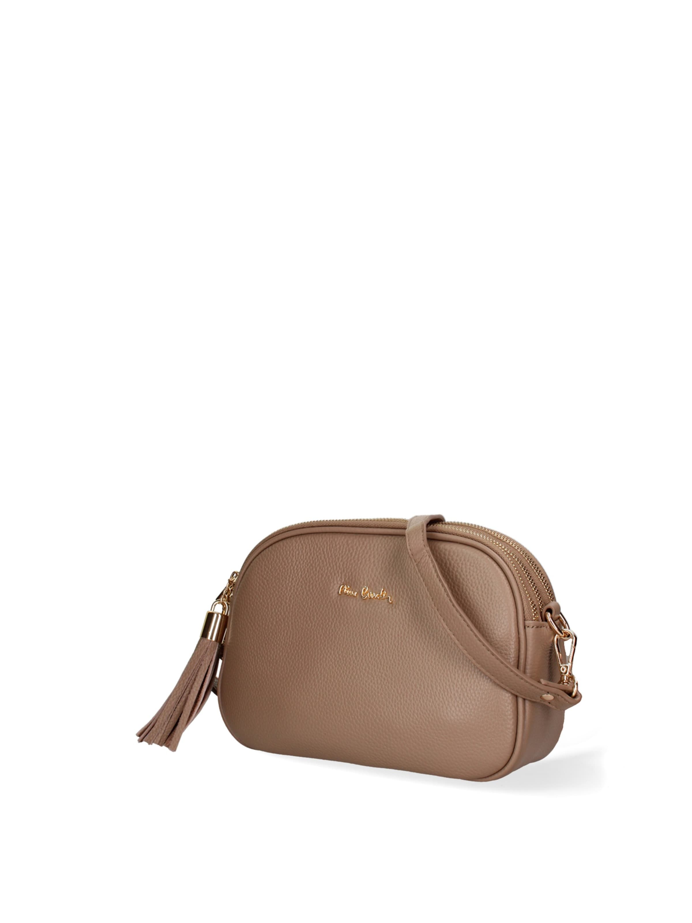 PIERRE CARDIN Schoudertas in Bruin: voorkant