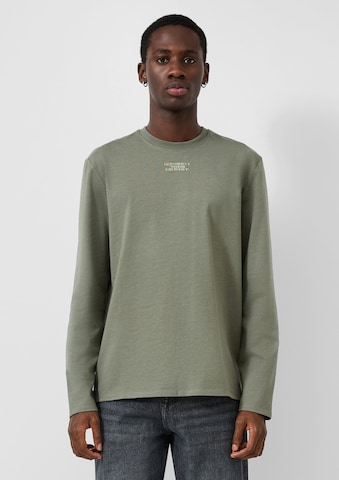 T-Shirt QS en vert : devant