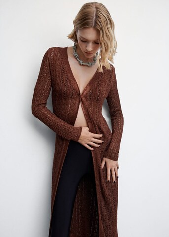 Cardigan 'vesubio' MANGO en marron