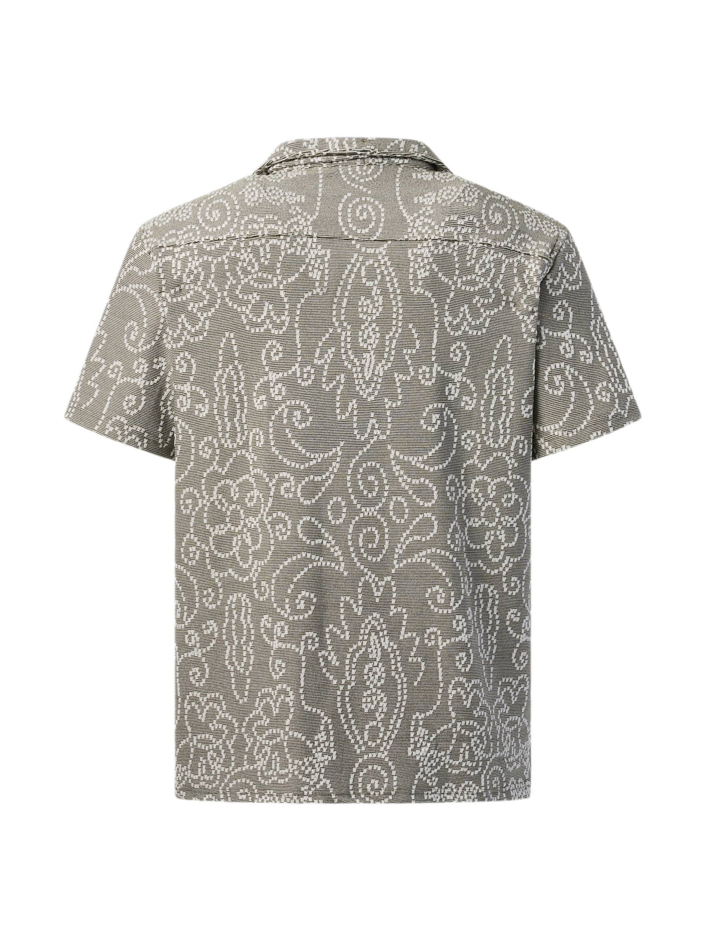 Denim Factory Button Up Shirt 'Resort' in Grey: front