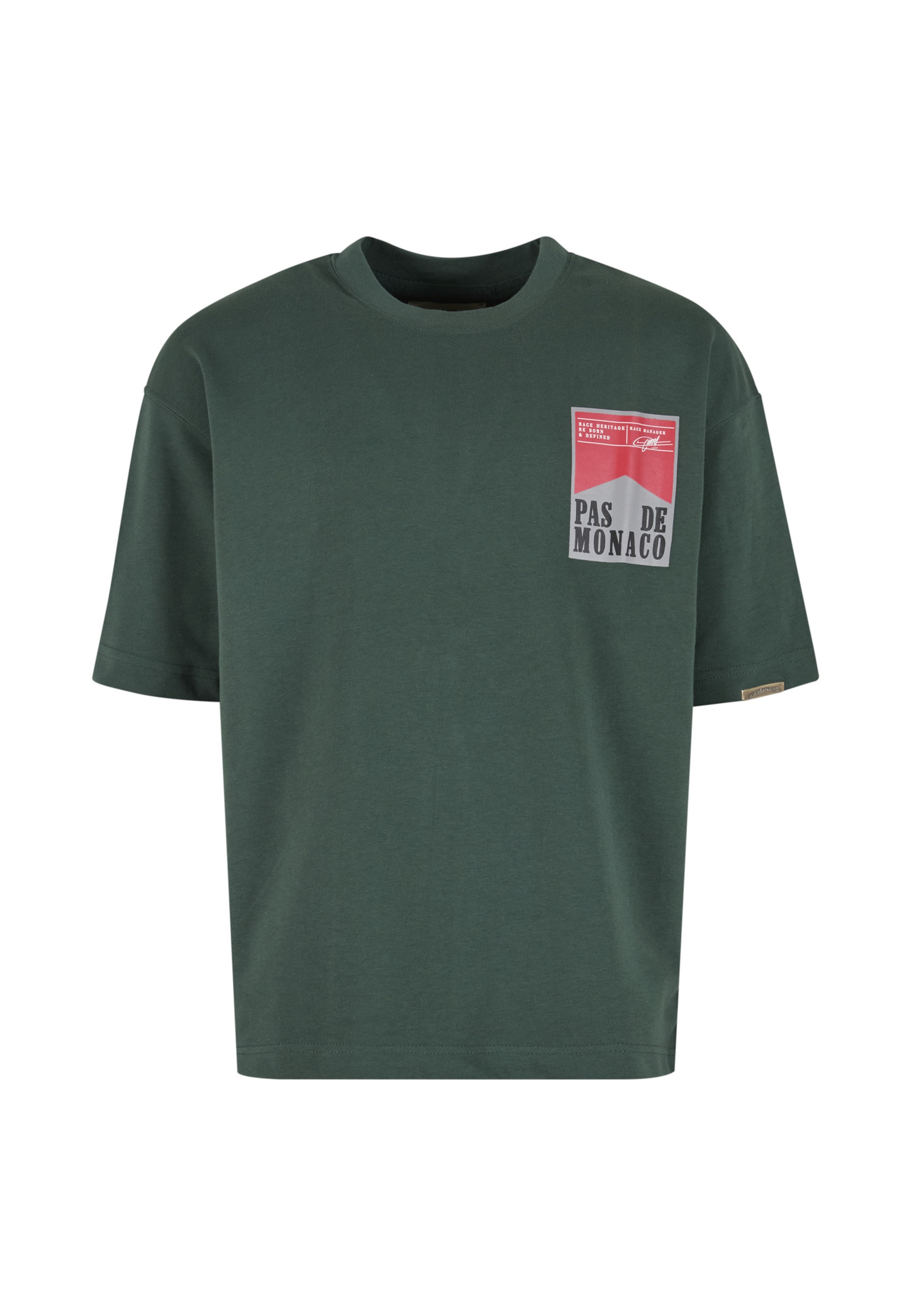 T-Shirt 'Wrapper' Pas De Monaco en vert : devant