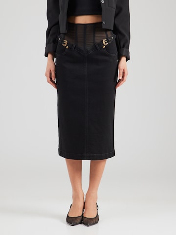 Versace Jeans Couture Skirt in Black: front