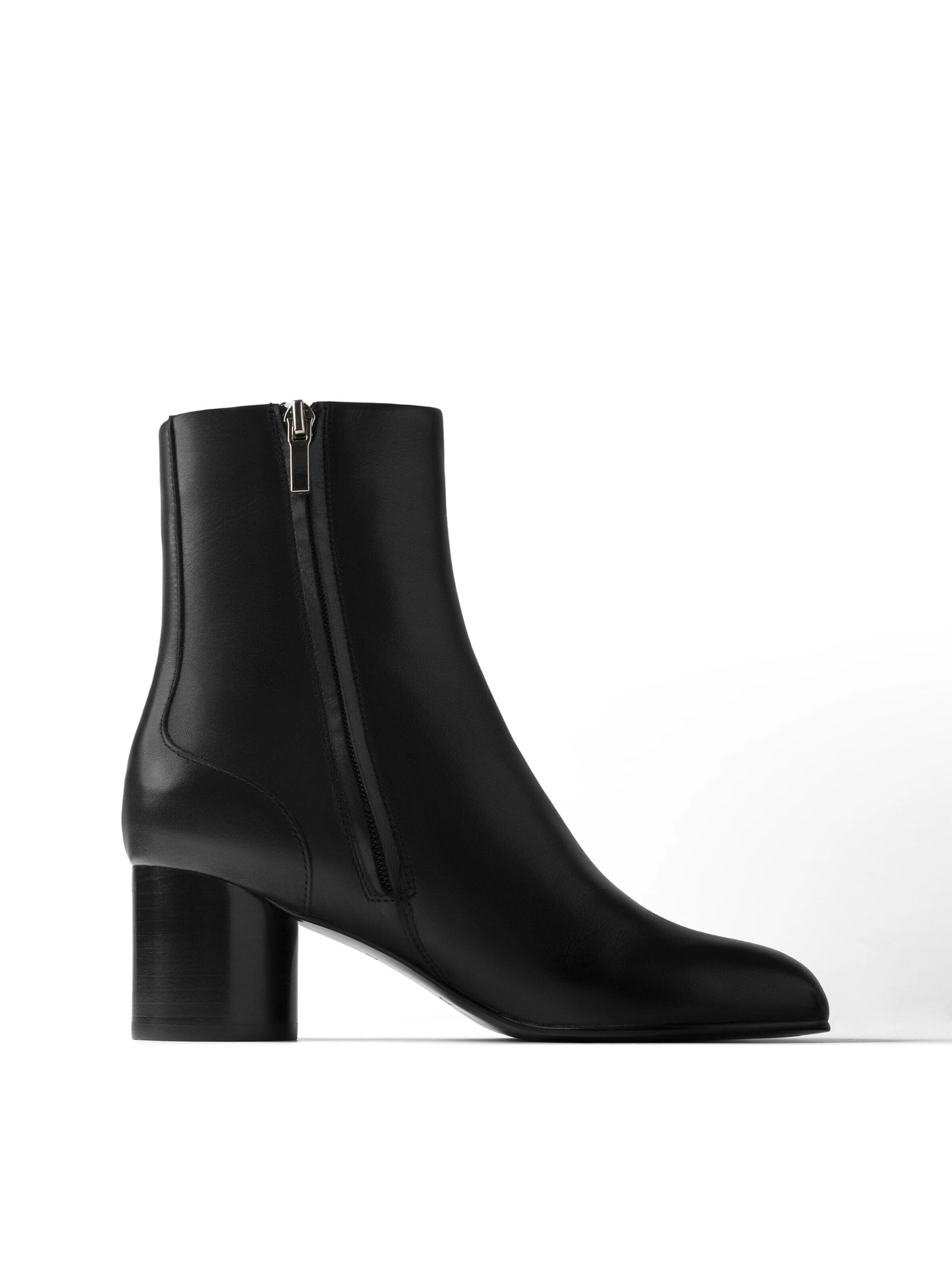 L37 HANDMADE SHOES Bokabakancsok 'MEET ME DOWNTOWN' - fekete