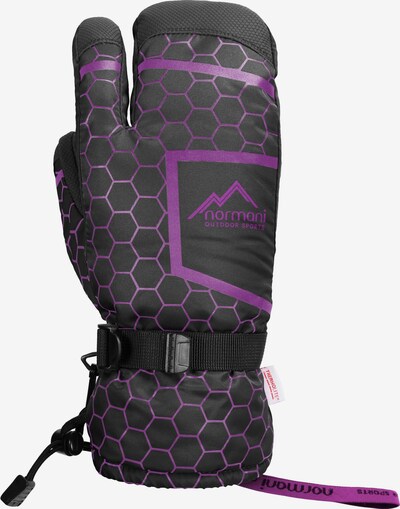 normani Athletic Gloves ' Apex ' in Purple / Black, Item view