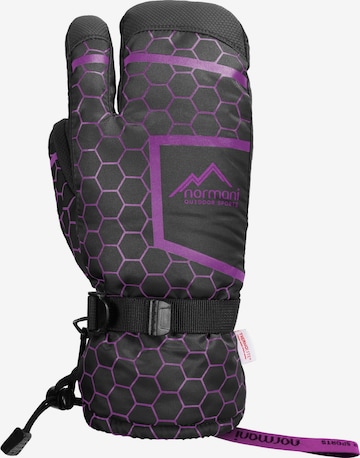 normani Athletic Gloves ' Apex ' in Black: front