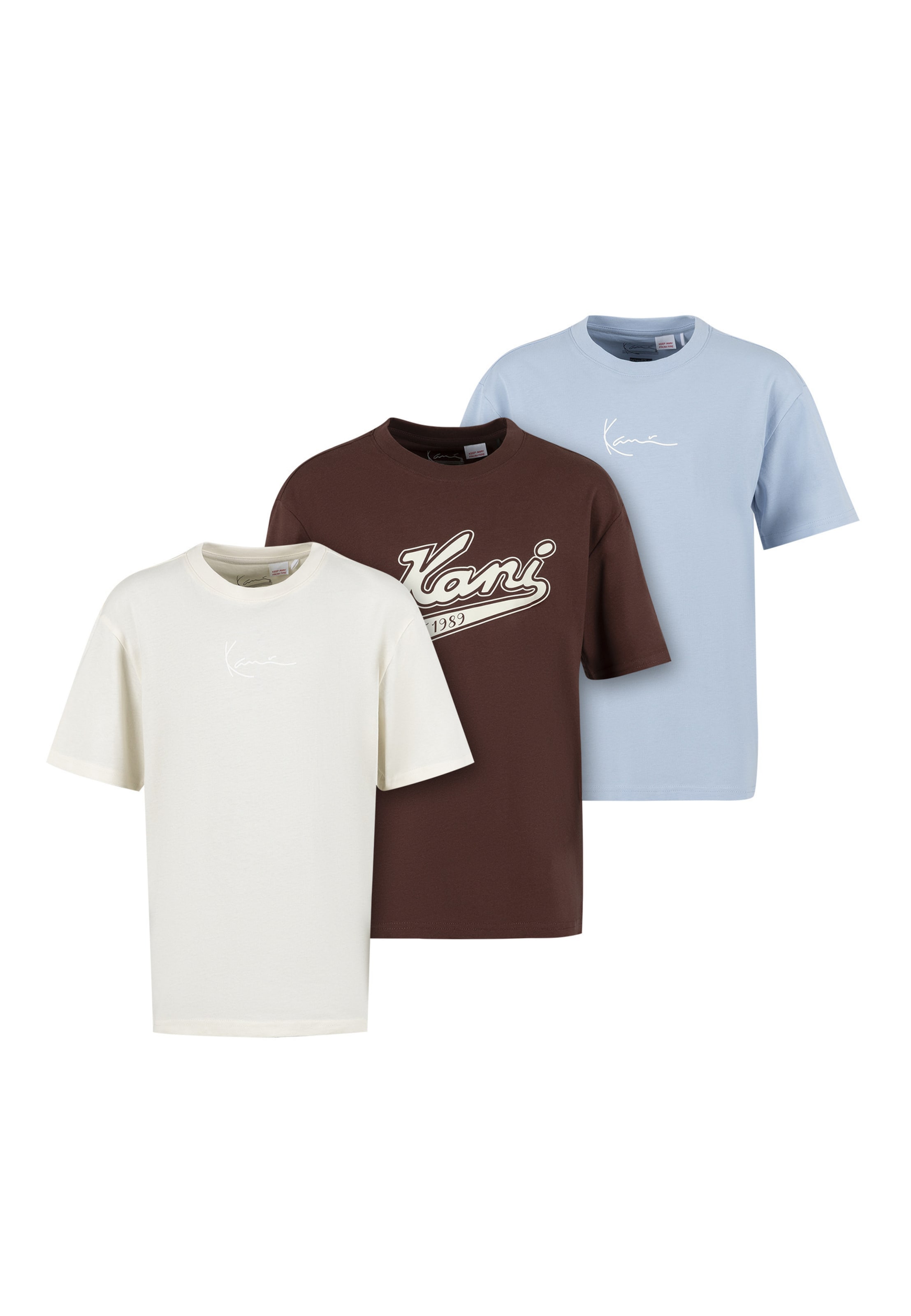 Karl Kani - Camiseta en azul: frente
