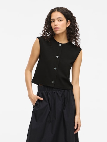 VILA - Chaleco en negro: frente