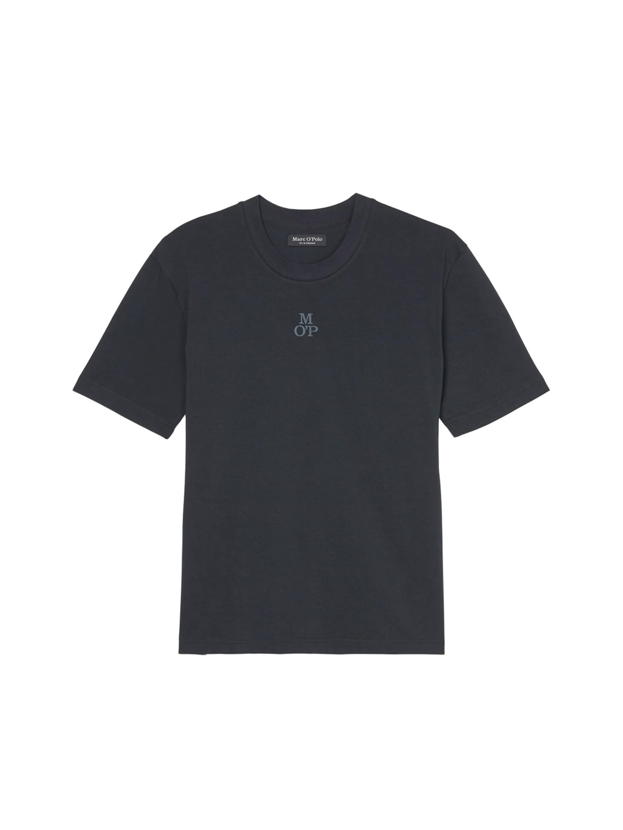 Marc O'Polo Pyjama kort ' Heavy Jersey ' in Blauw: voorkant