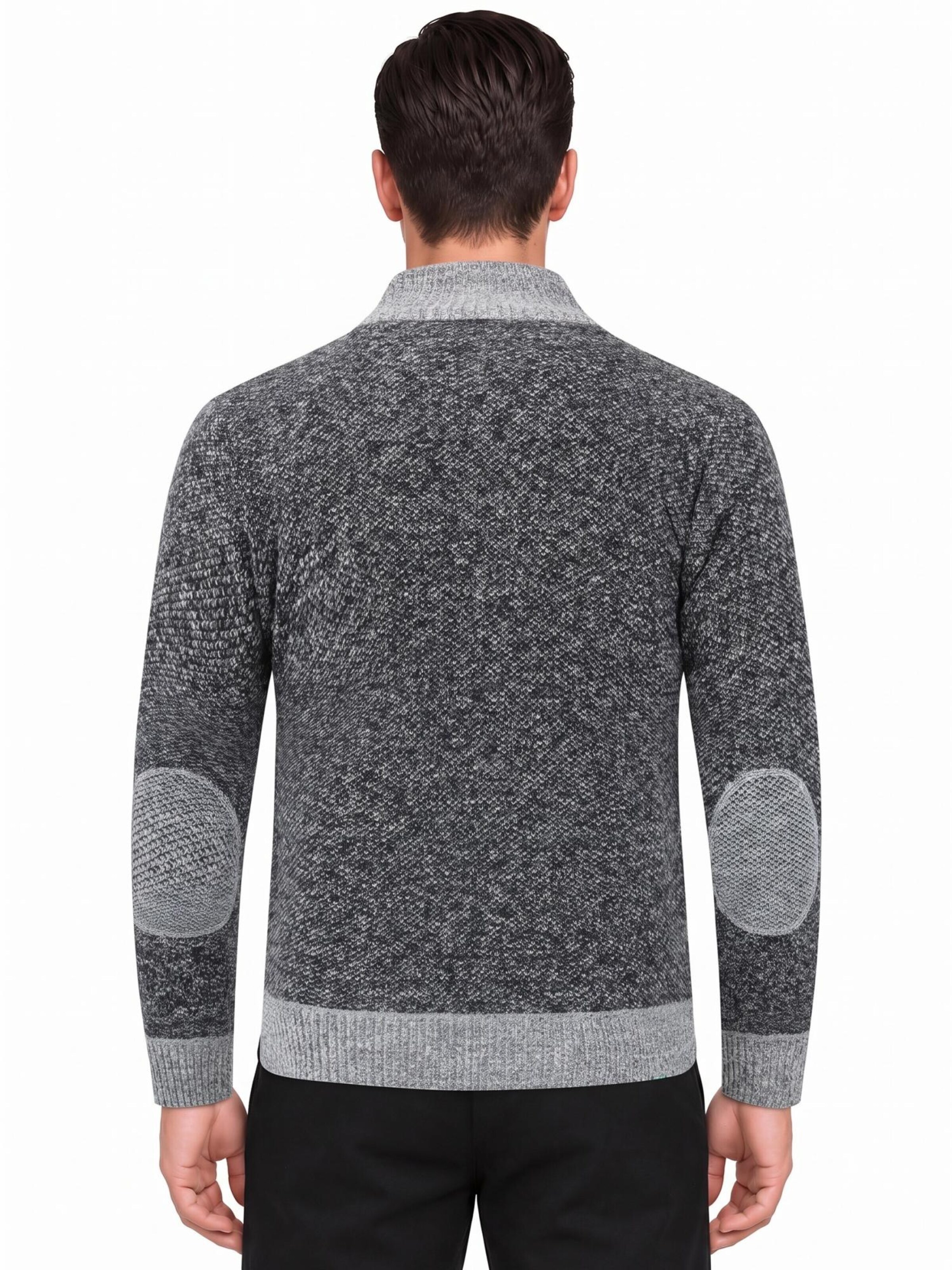 ALLTHEMEN Strickjacke 'Maschenspiel'‌ in Grau