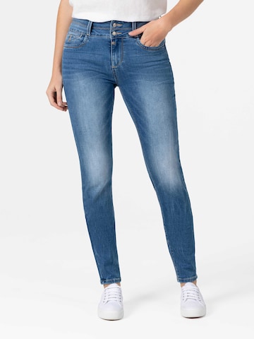 TIMEZONE Skinny Jeans 'ENYA' in Blauw: voorkant