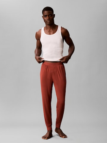 Calvin Klein Pyjamahose in Rot