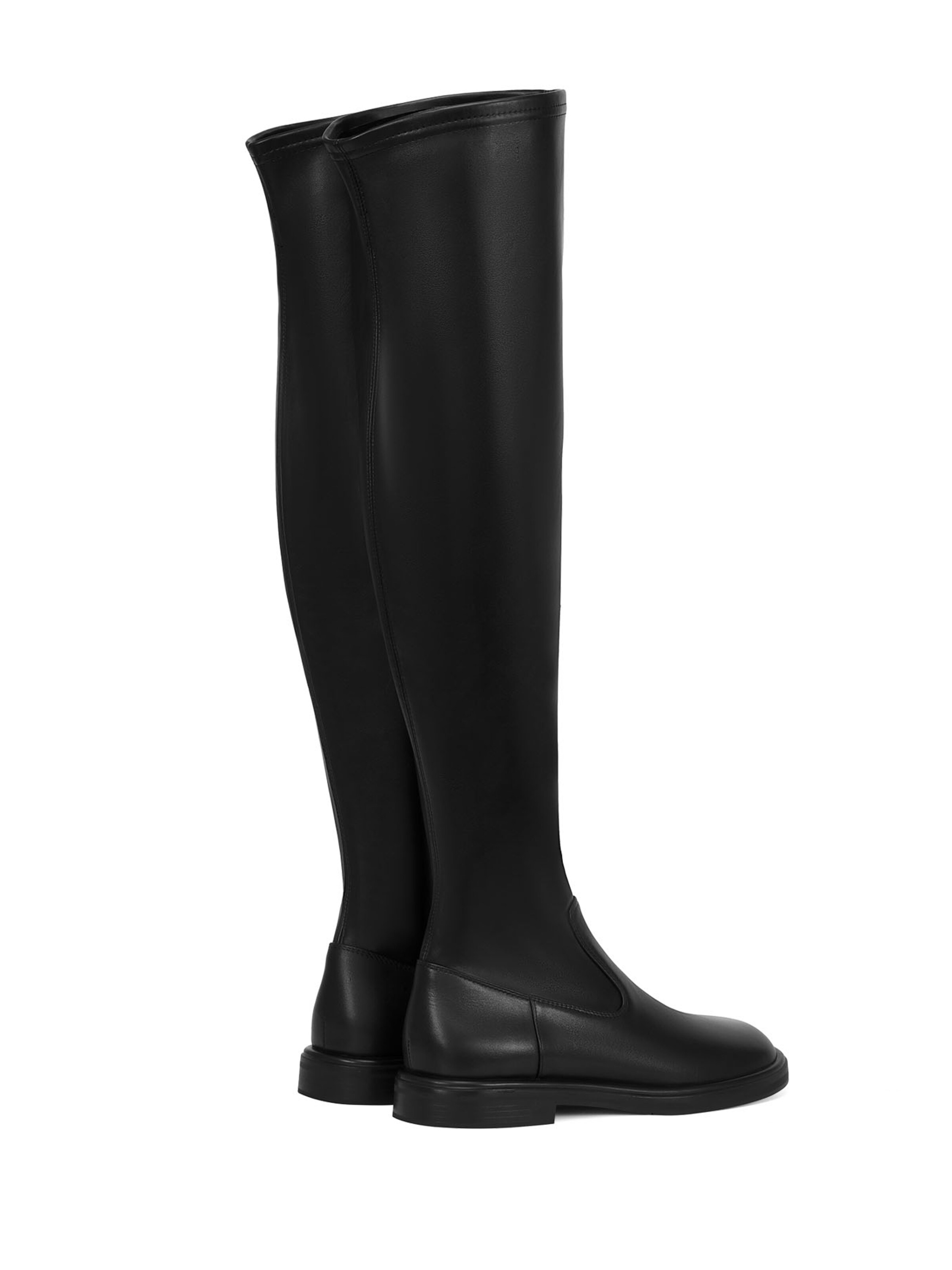 Potamy Over the Knee Boots in Black