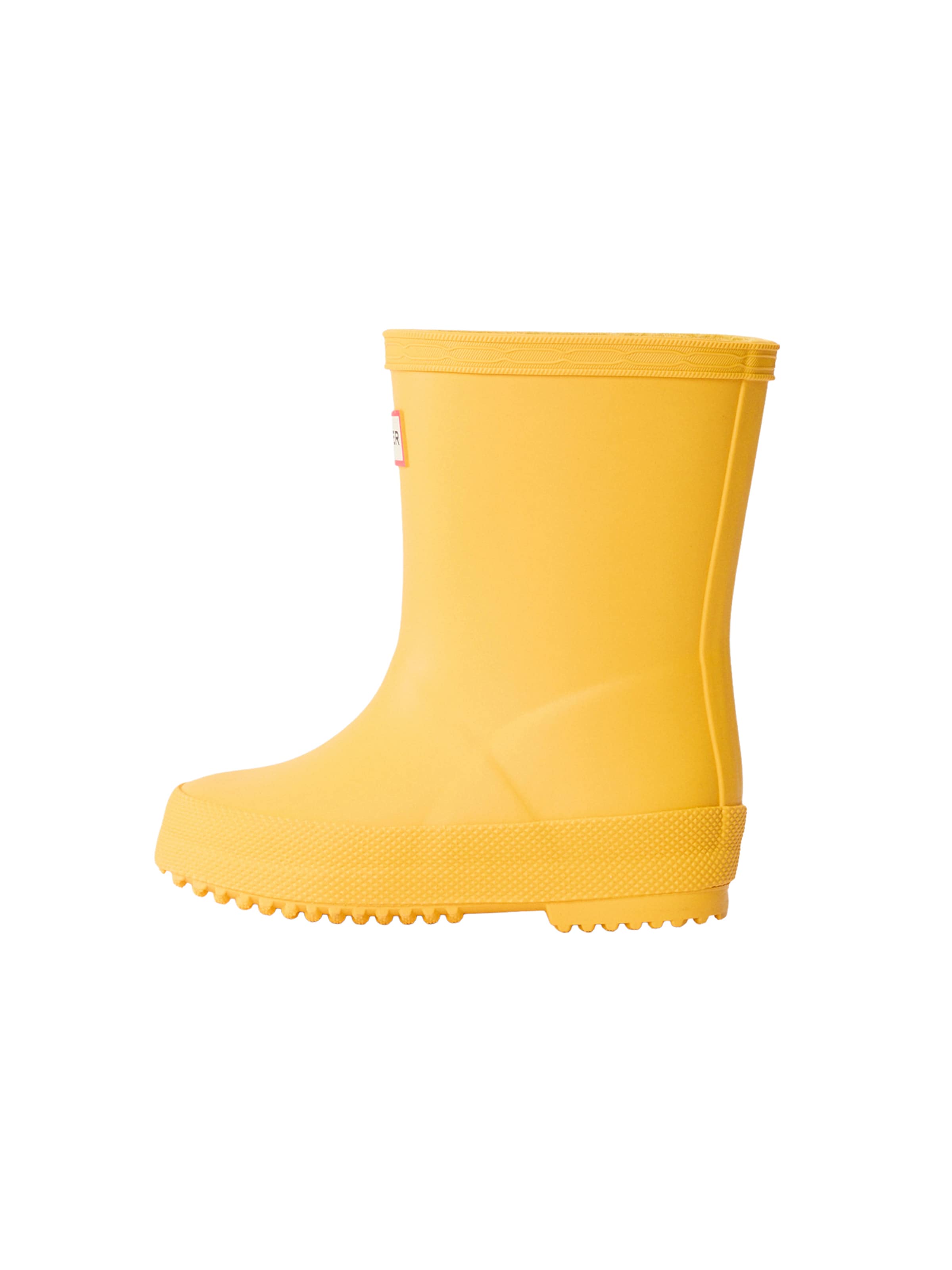 HUNTER Regenlaarzen in Geel: voorkant