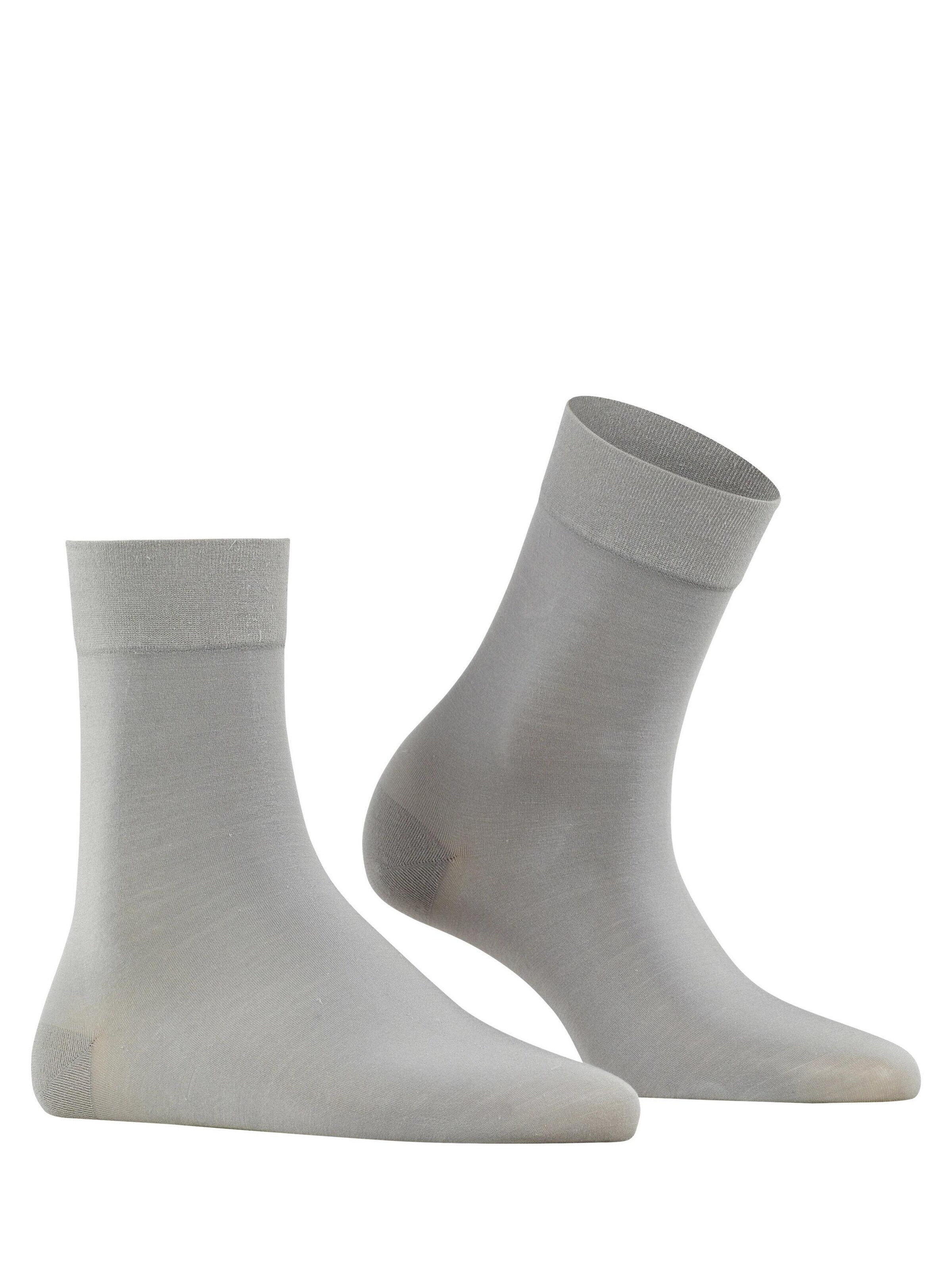 FALKE Socken 'Fine Softness'‌‌‌‌‌‌‌ in Silber