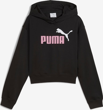 PUMA Athletic Sweatshirt in Black: front